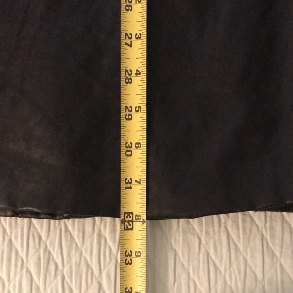 Lane Crawford Black Faux Leather Coat  Siz… - Picture 13 of 14